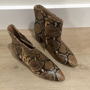 Madewell Snakeskin Boots